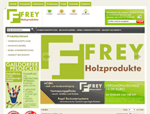 Tablet Screenshot of frey-holzprodukte.de